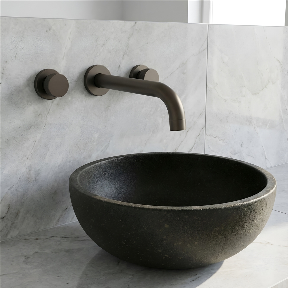 Matte Black Stone Sink